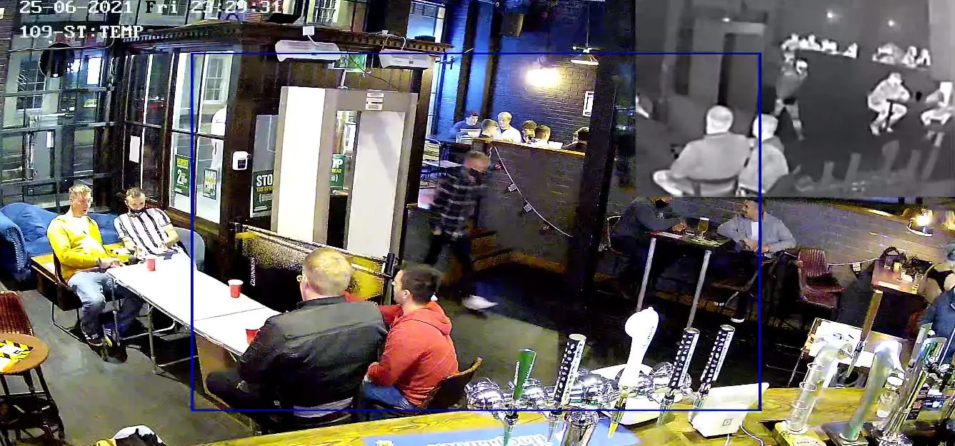 He claims to have CCTV footage that proves his case.