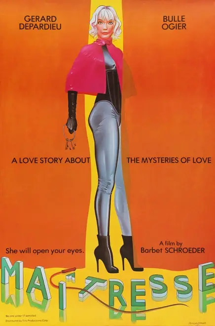 Jones' 1975 poster for Maîtresse (Allen Jones/ Les Films du Losange Gaumont)