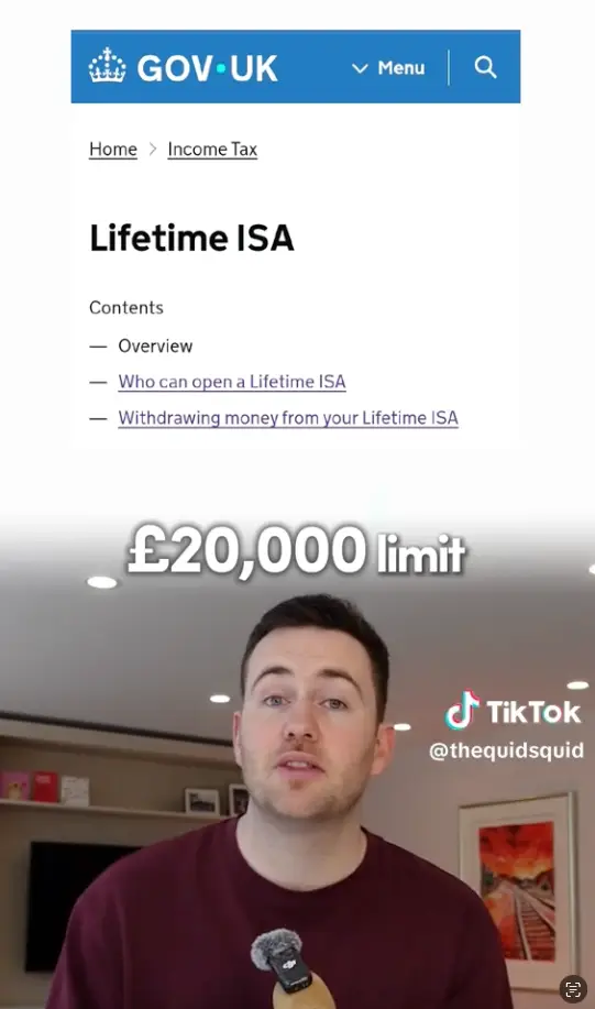 The Lifetime ISA could be another option (TikTok/@thequidsquid)
