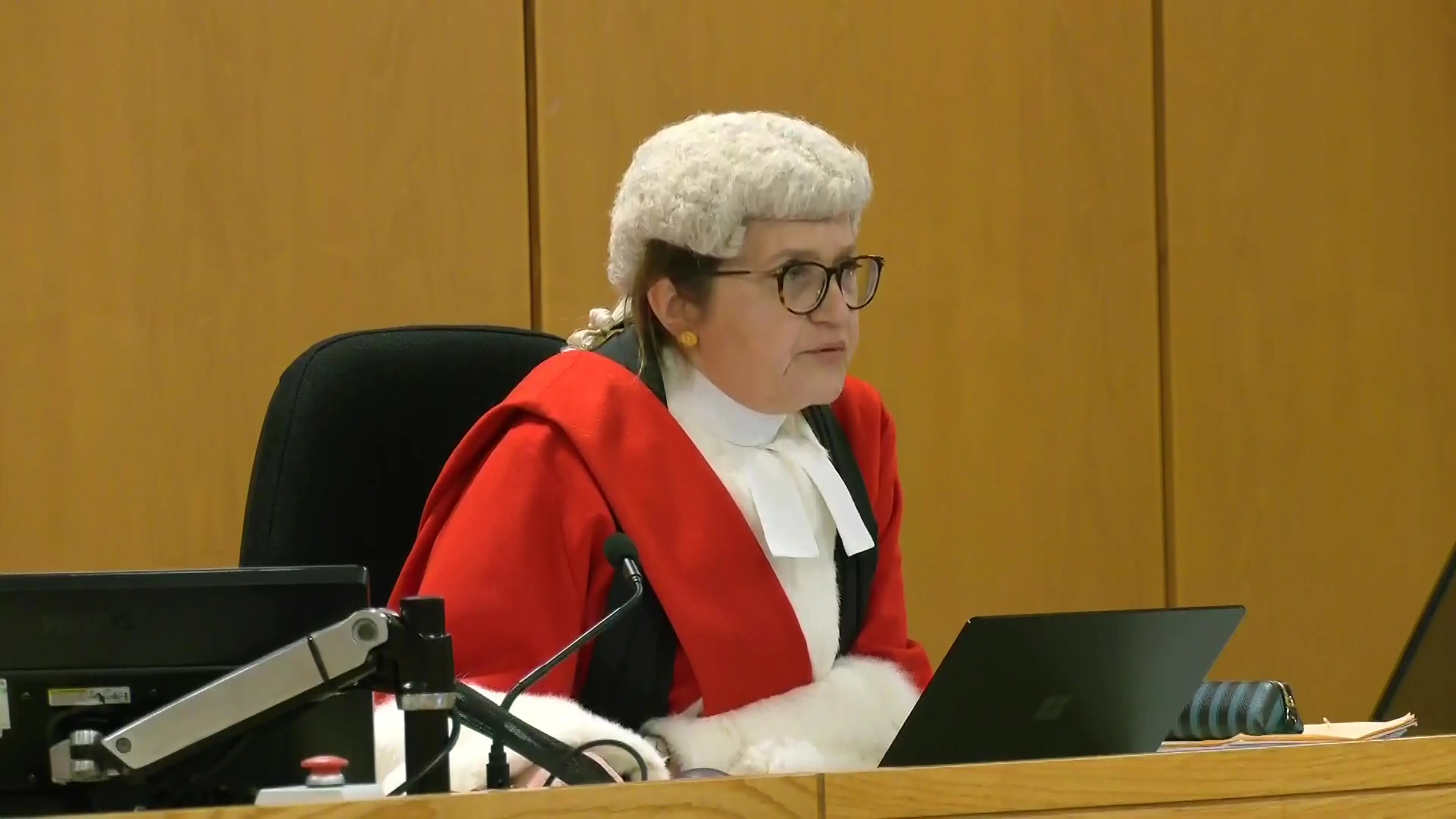 Justice Eady gave a suspended sentence. (PA Video/PA Wire)