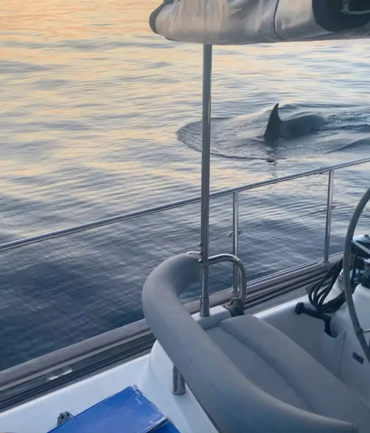 April described the incident as a 'scary experience'.