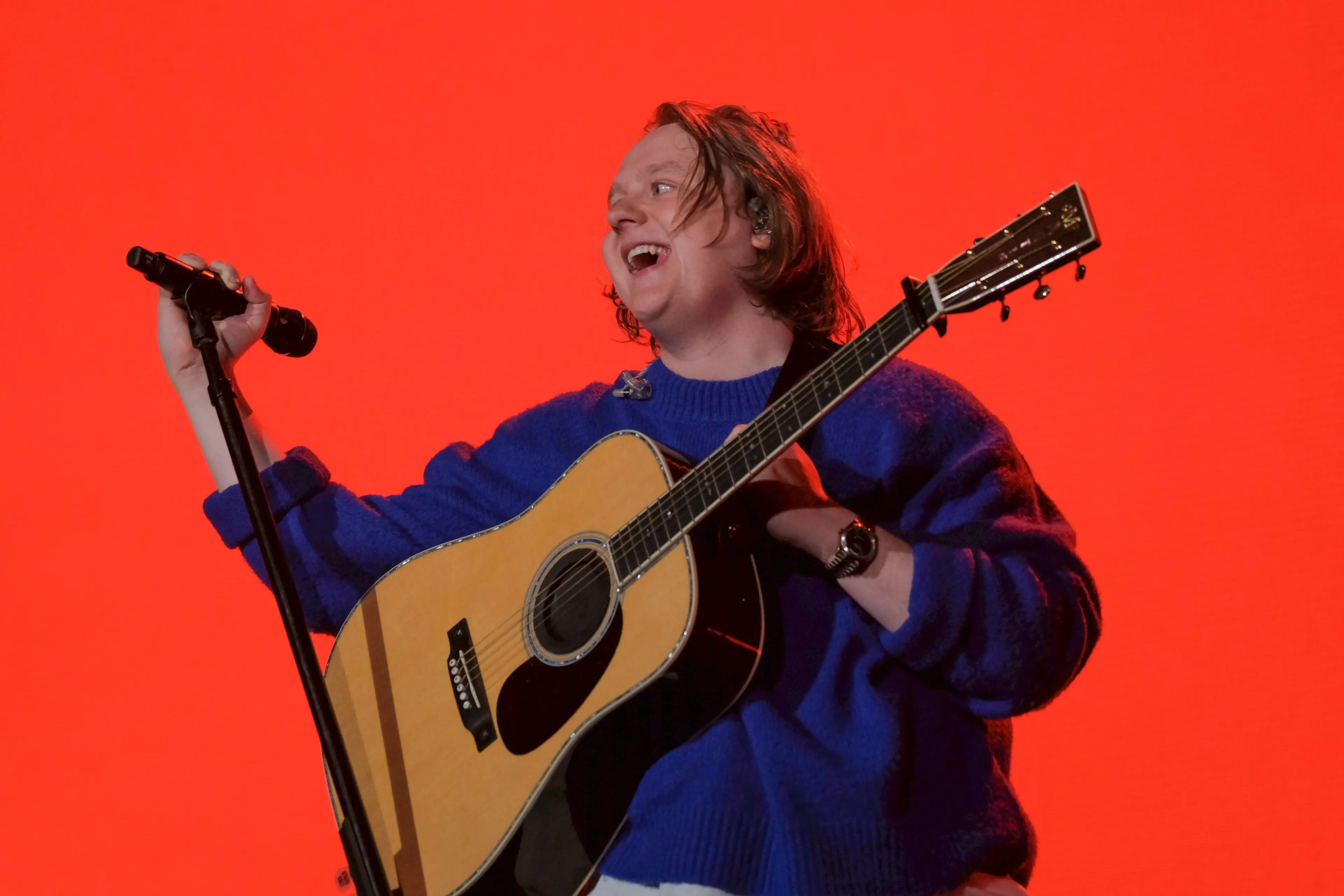 Lewis Capaldi made jokes about masturbating in lockdown.