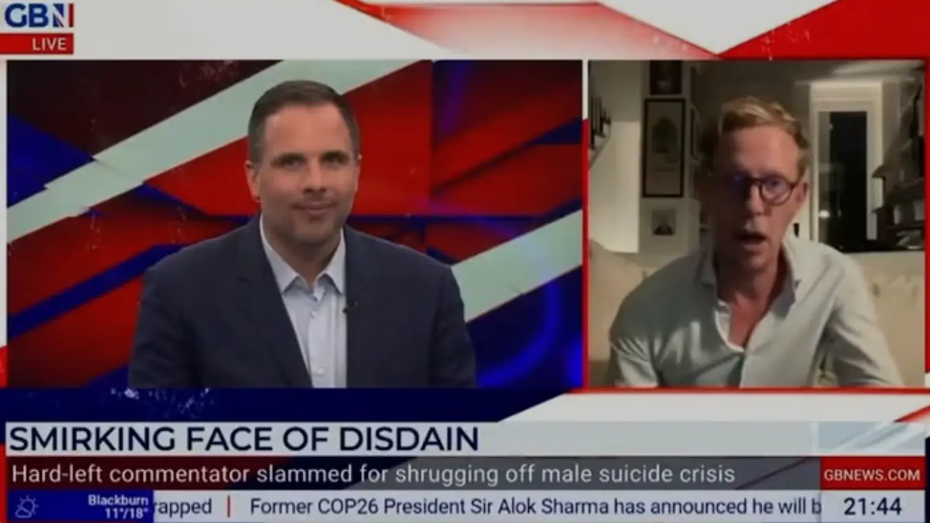 Laurence Fox made a number of 'unacceptable' comments about a female journalist.