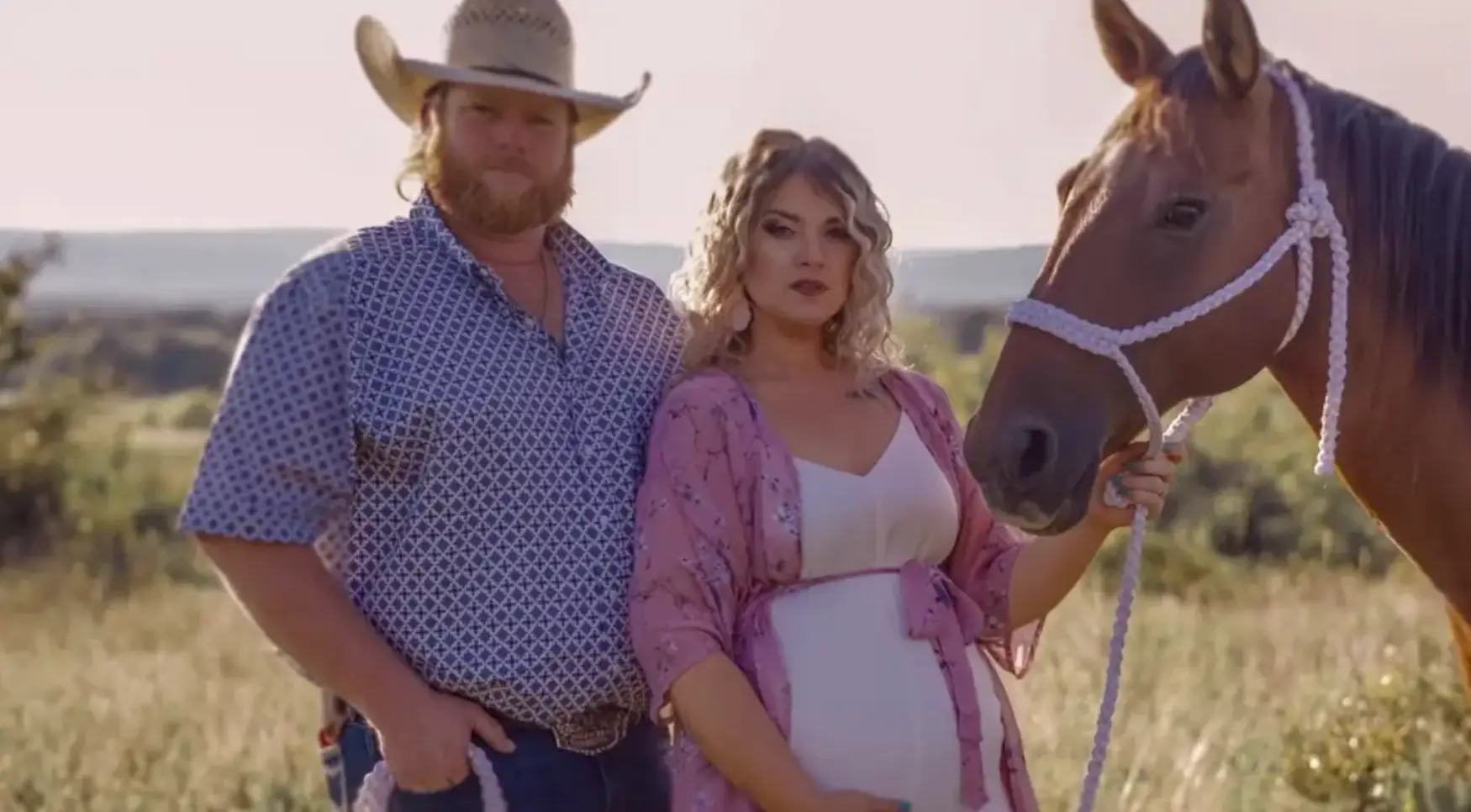 Parker faked a pregnancy for 10 months, even wearing a fake silicone belly (Netflix)