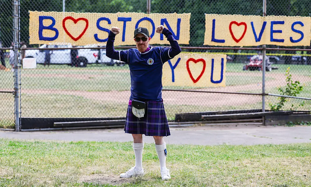 Scotland fans won over the Boston locals (Craig Williamson/SNS Group via Getty Images)