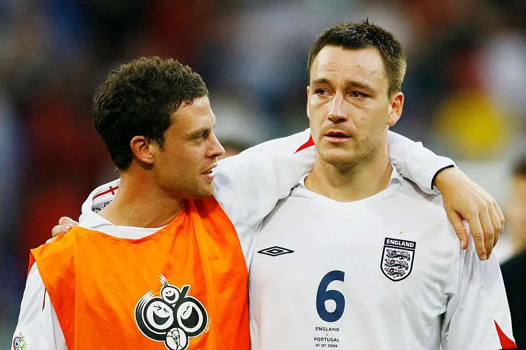 Wayne Bridge and John Terry during the 2006 World Cup (Shaun Botterill/Getty Images)