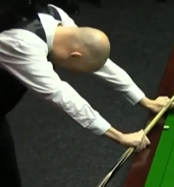 He knew he'd fouled and there was nothing he could do.