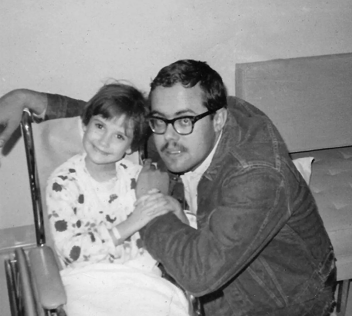 Demi Moore with Dan Guynes, the man she believed to be her father (Instagram/@demimoore)