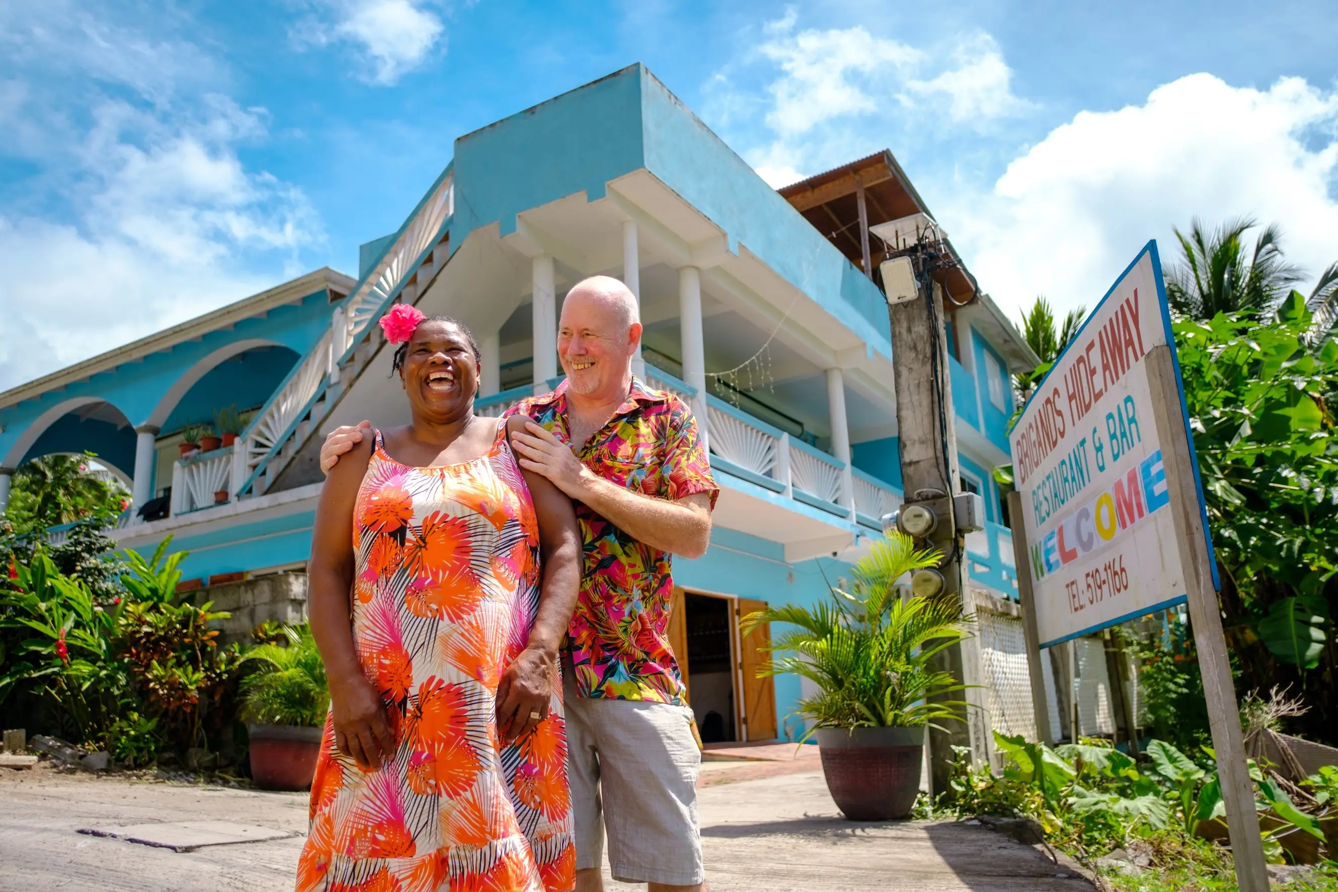 The couple have opened their very own restaurant in St Lucia (PA)