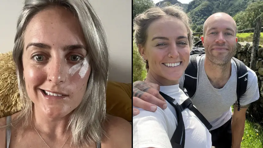 Firefighter left unable to recognise herself after ‘stress’ left her face paralysed in rare condition