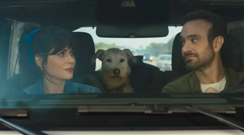 Cox welcomed a dog into his family after finishing filming Merv (Amazon Prime)