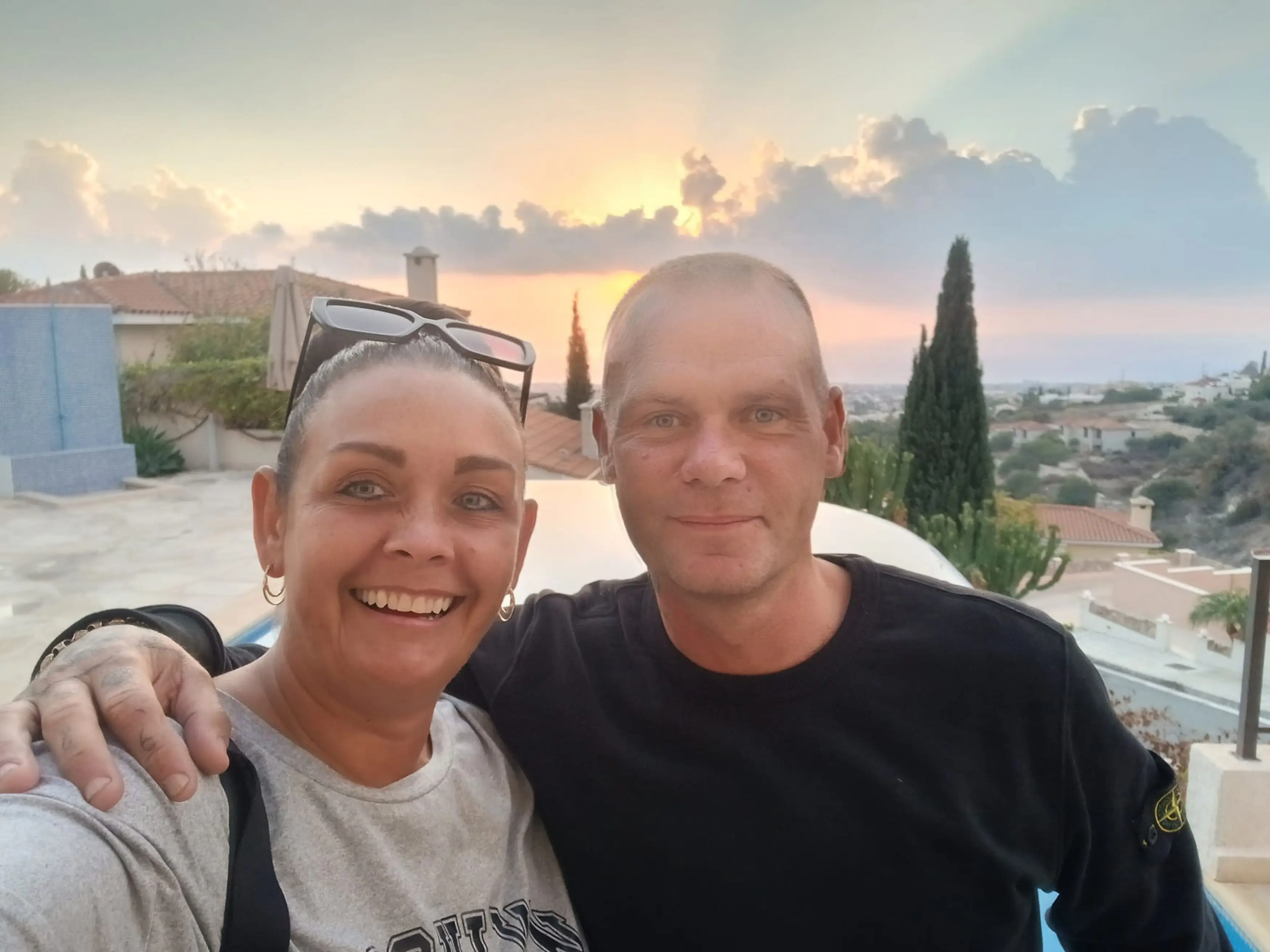 The couple had headed to Gran Canaria to celebrate Peter finishing his cancer treatment (Kennedy News and Media)