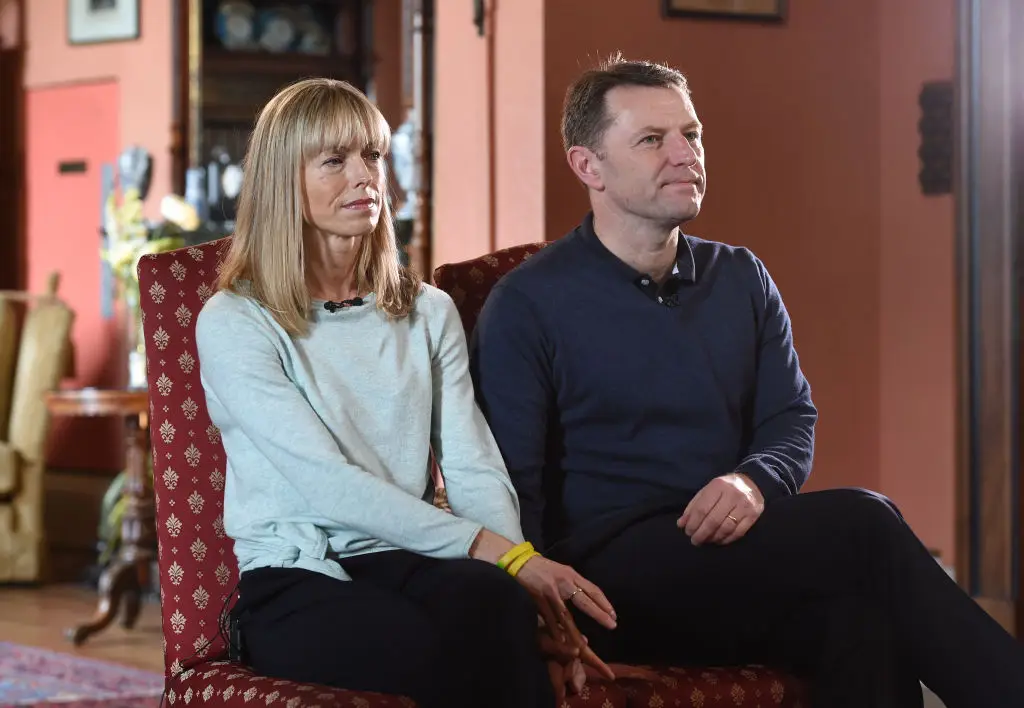 Kate and Gerry McCann (Joe Giddens - WPA Pool/Getty Images)