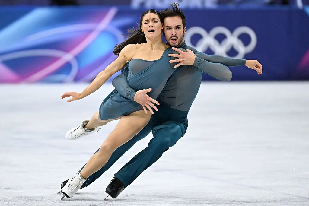 Laurence Fournier Beaudry and Guillaume Cizeron's partnership has been controversial (Gabriel BOUYS / AFP via Getty Images)