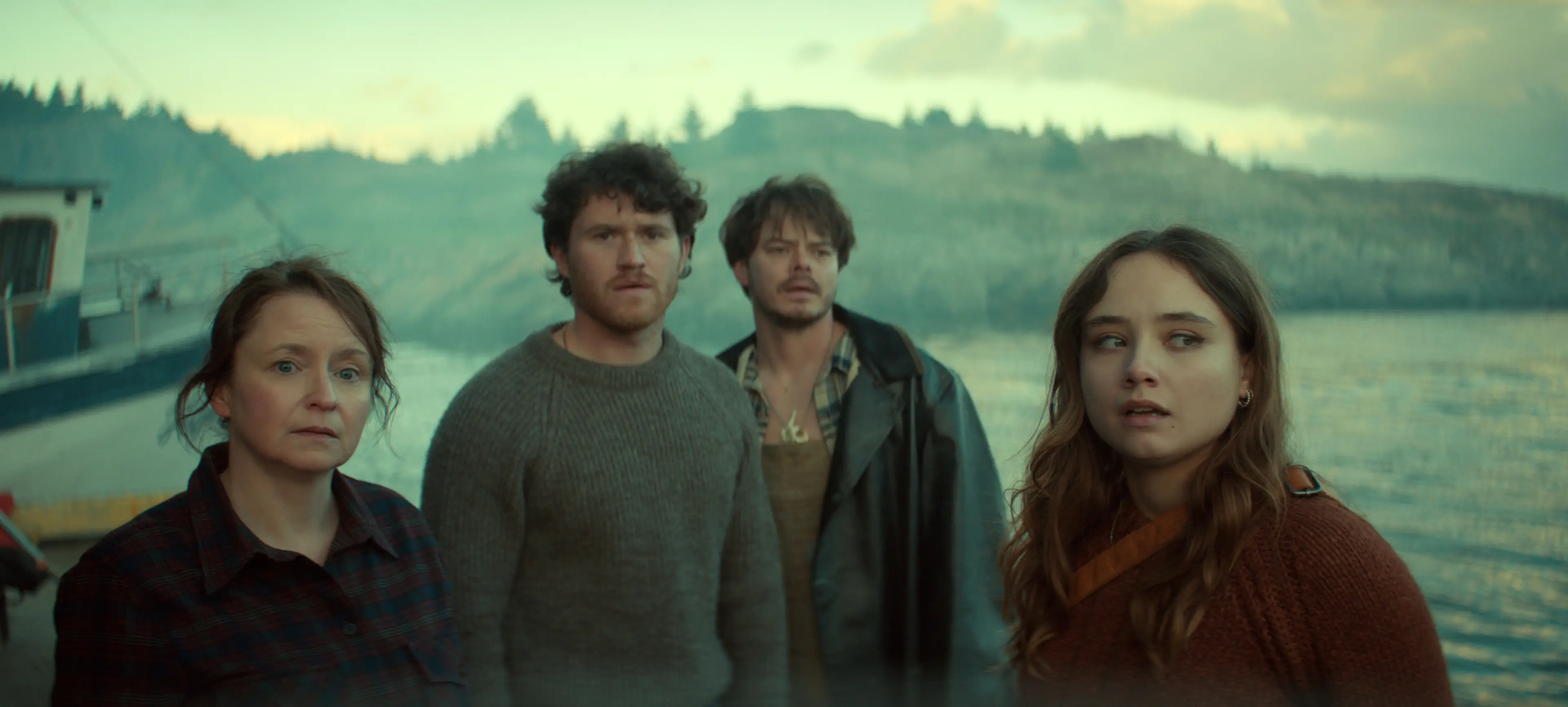 All six episodes of BELOW land 8 October. (Netflix)