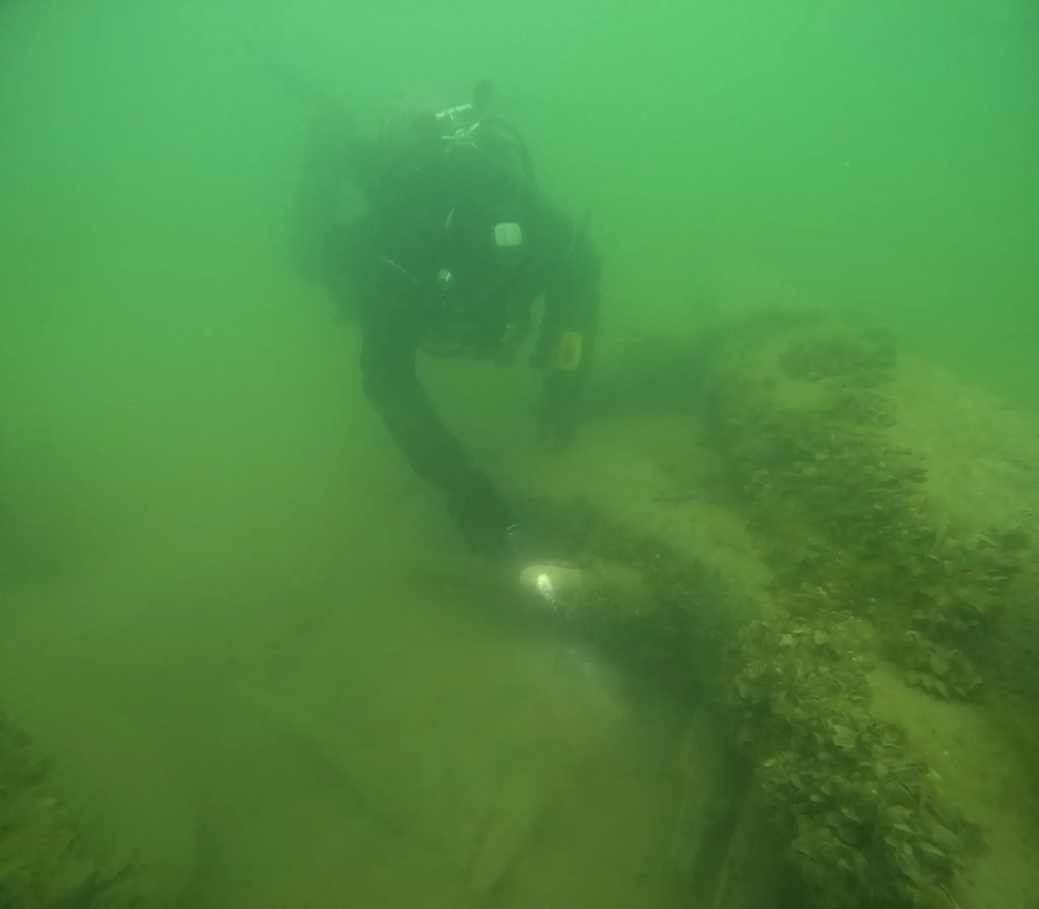 The legendary wreckage was found by a fisherman before being identified (Tamara Thomsen / Wisconsin Historical Society)