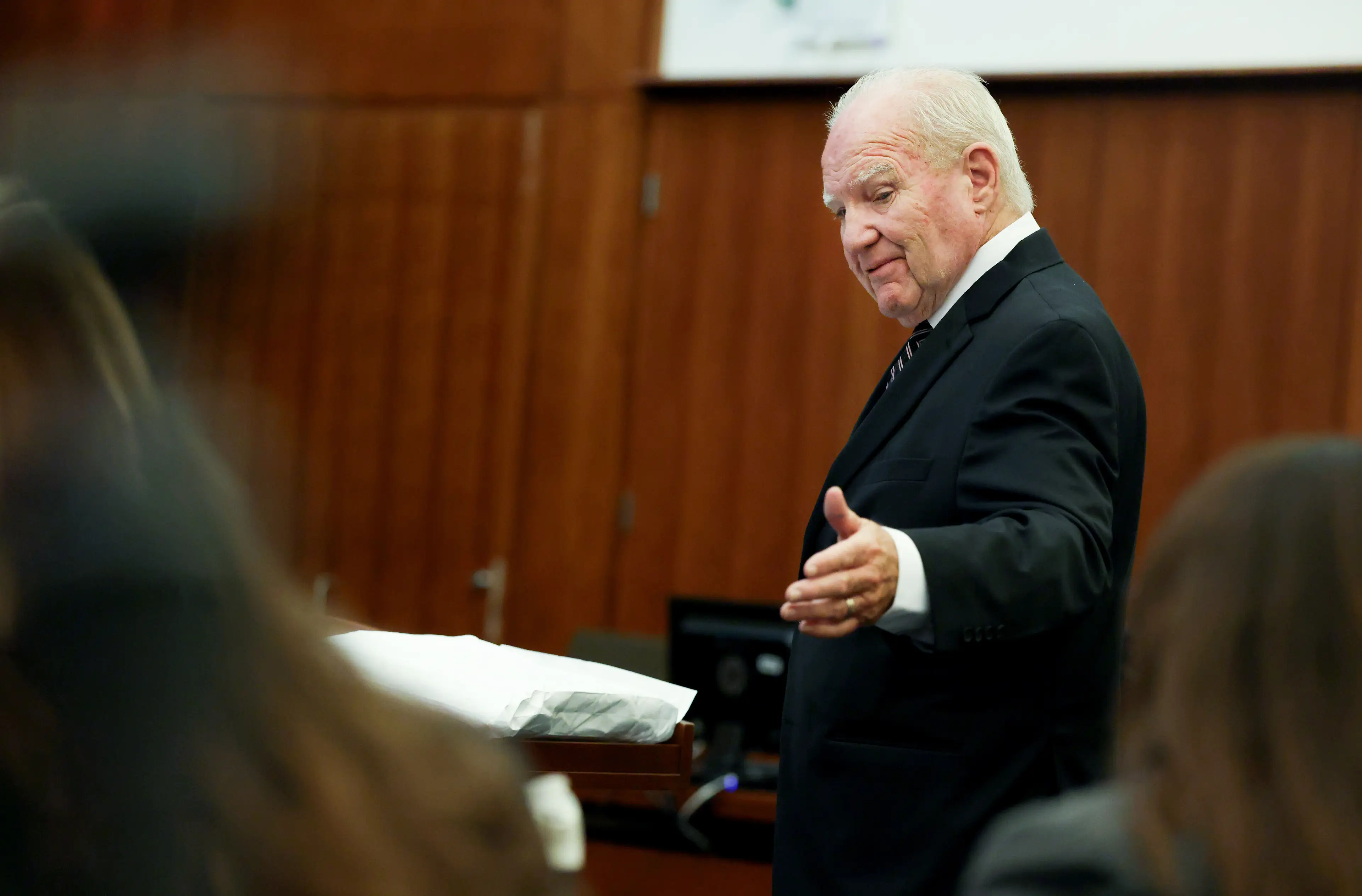 There was a tense moment in court when Kevin Reddington called for a juror to be removed (Jonathan Wiggs/The Boston Globe via Getty Images)