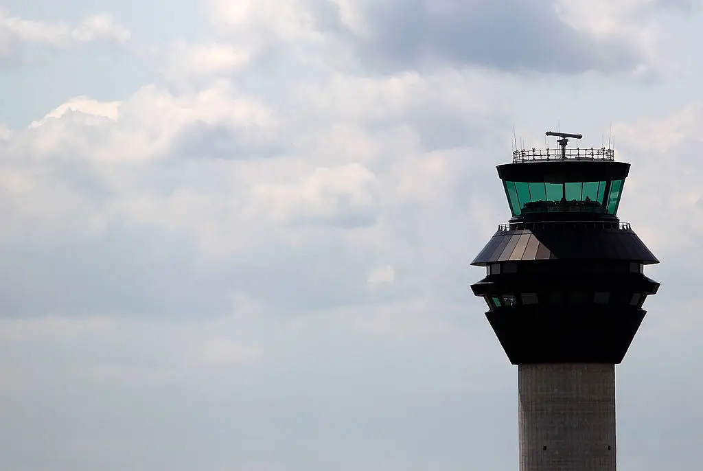 The diversion to Manchester was accepted after the crew declared an emergency (Paul Thomas/Bloomberg via Getty Images)