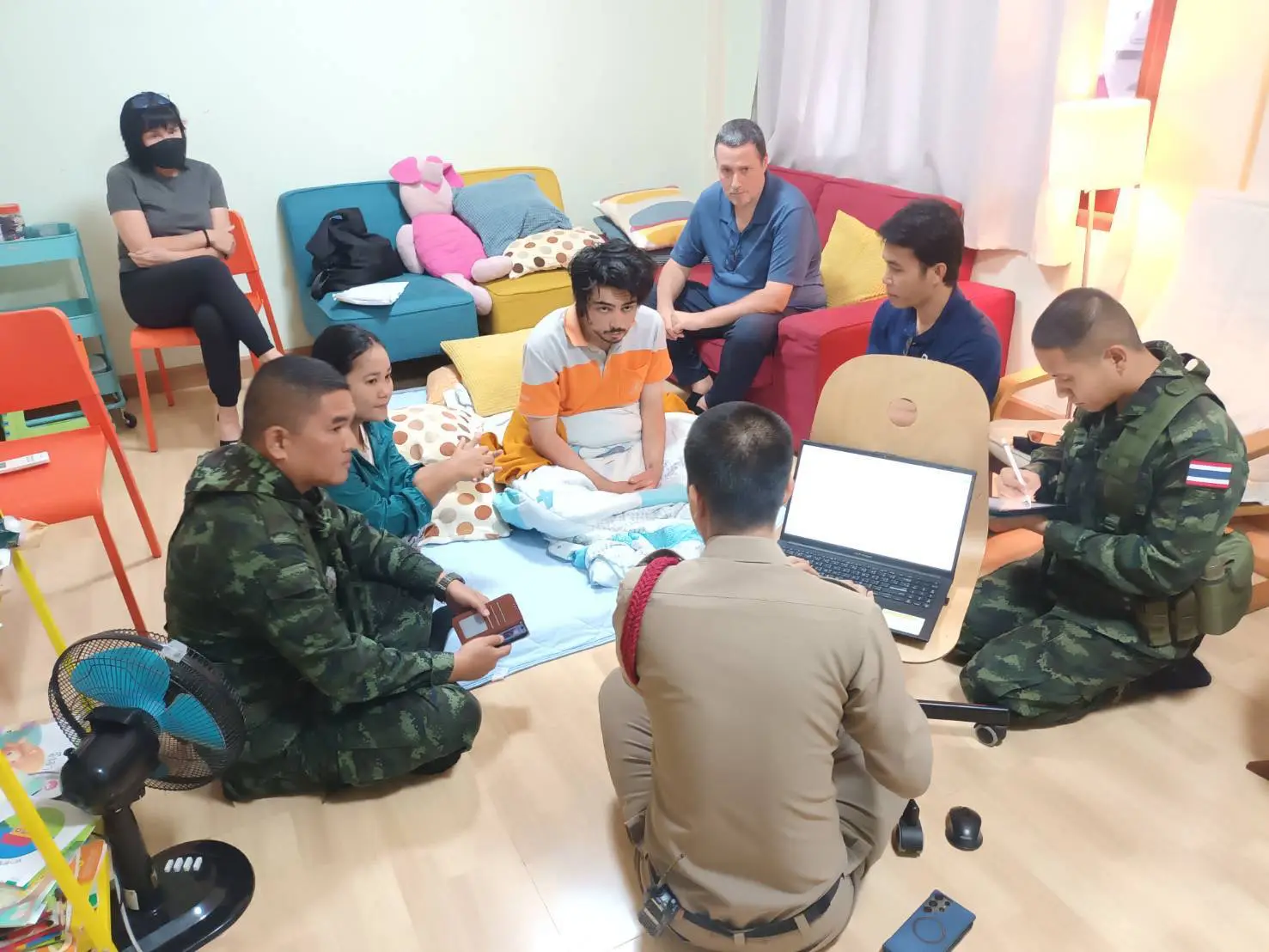 He was eventually rescued after finding a local temple (ViralPress)