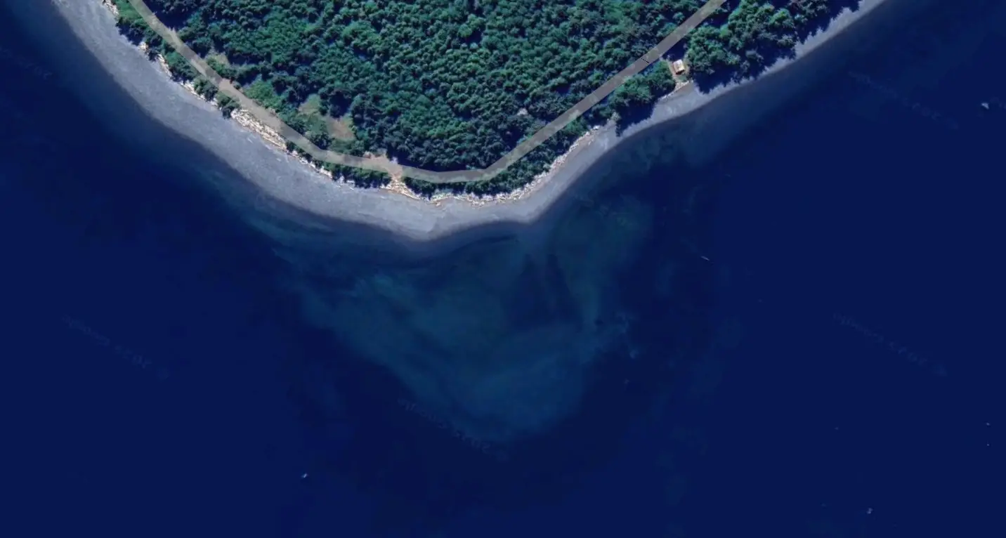 The creepy skull (Google Maps)