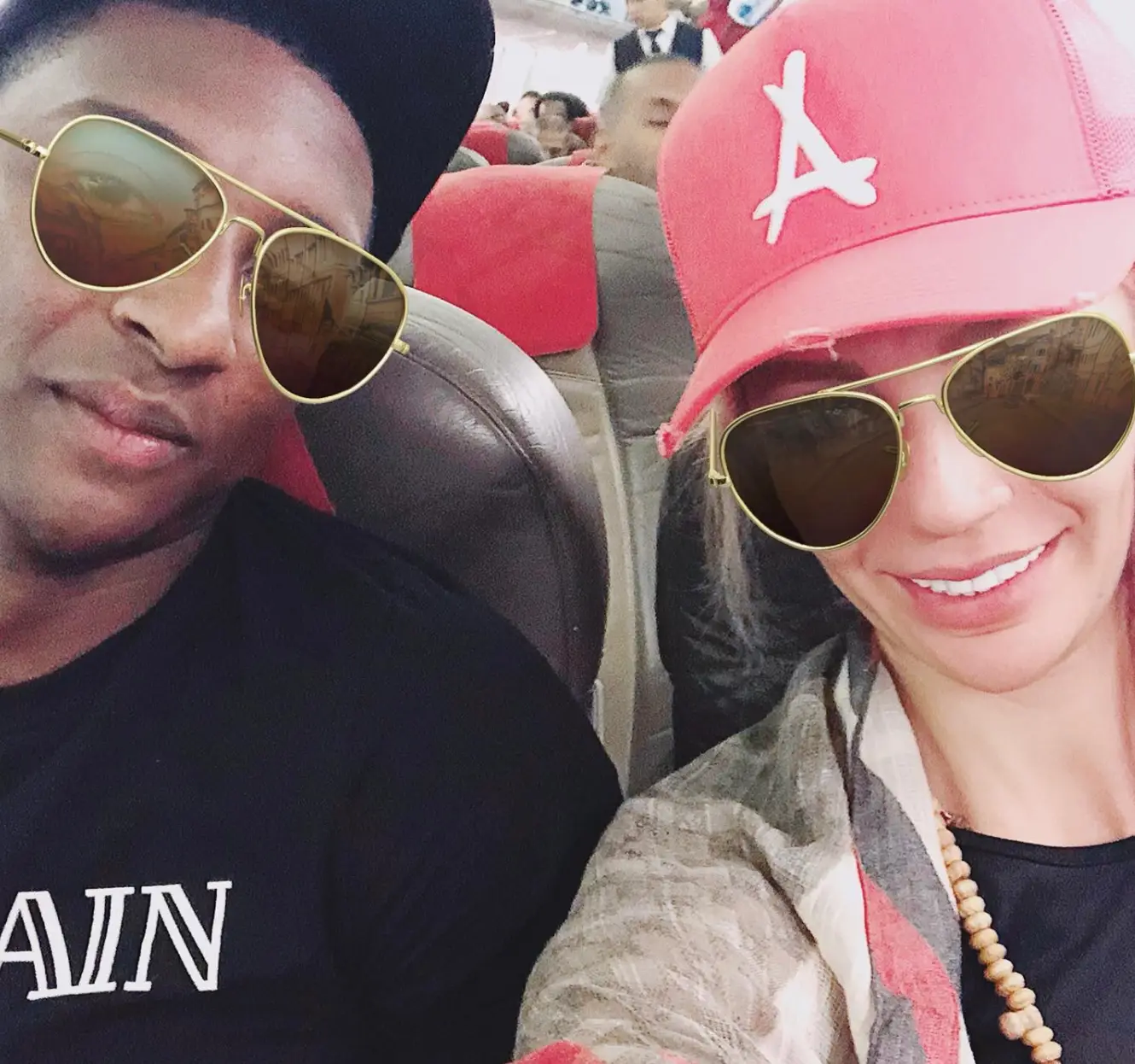 She says this is her last photo with Samuel. (Instagram/helia.sahimi)