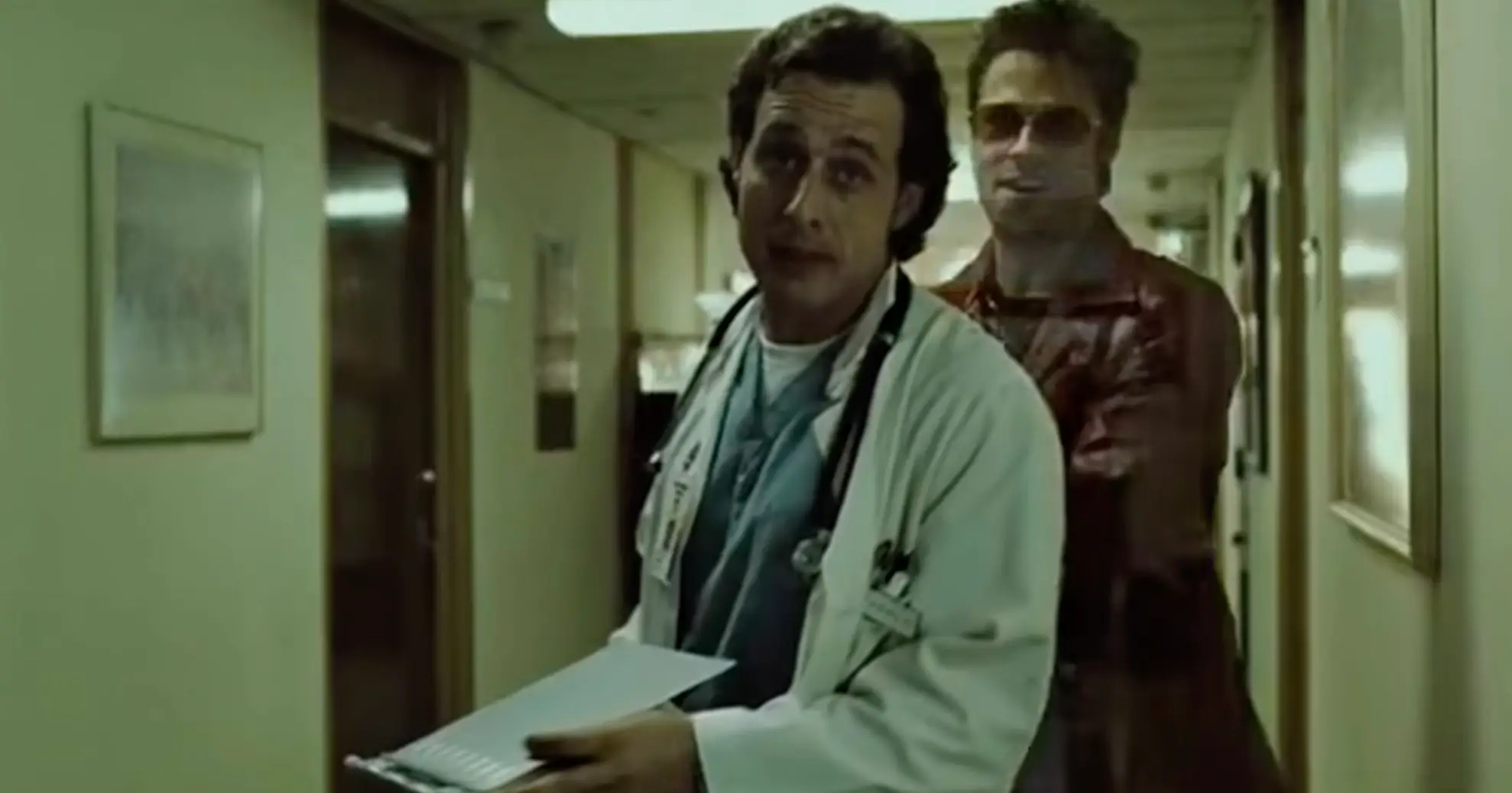 Pitt's Tyler Durden showed up earlier in the film (20th Century Fox)