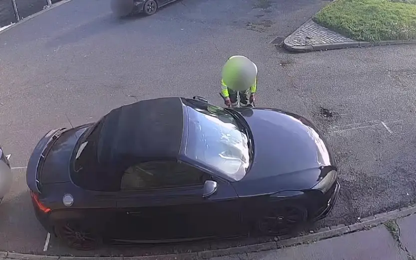 The vehicle owner said it ruined his holiday (YouTube/SILVASTONE MUSIC)