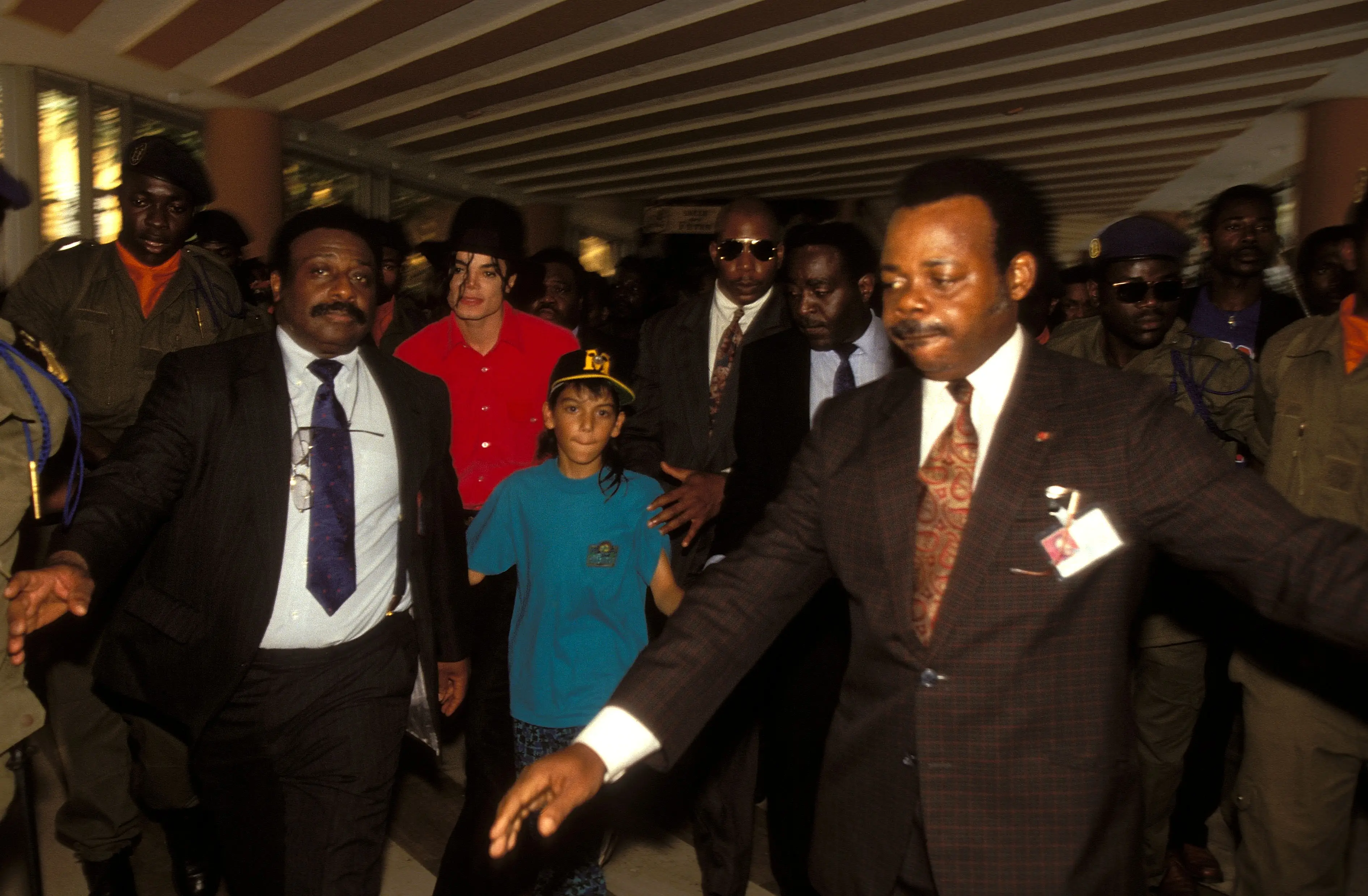 Jackson and Chandler in 1992 (Patrick AVENTURIER/Gamma-Rapho via Getty Images)