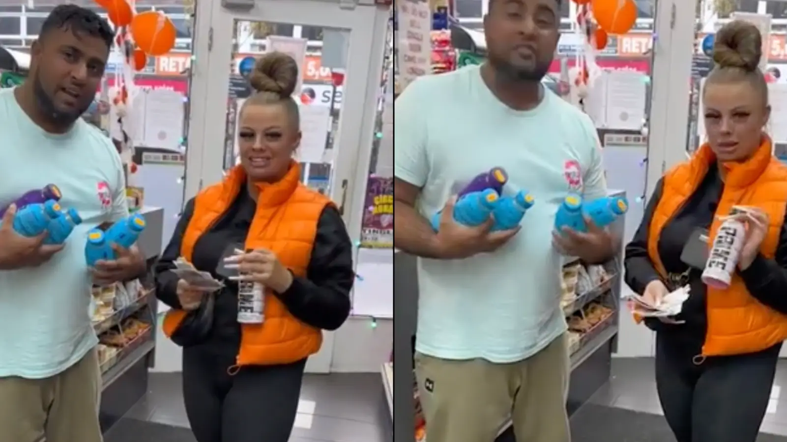 Newsagent's controversially sells woman six bottles of Prime energy drink for £145