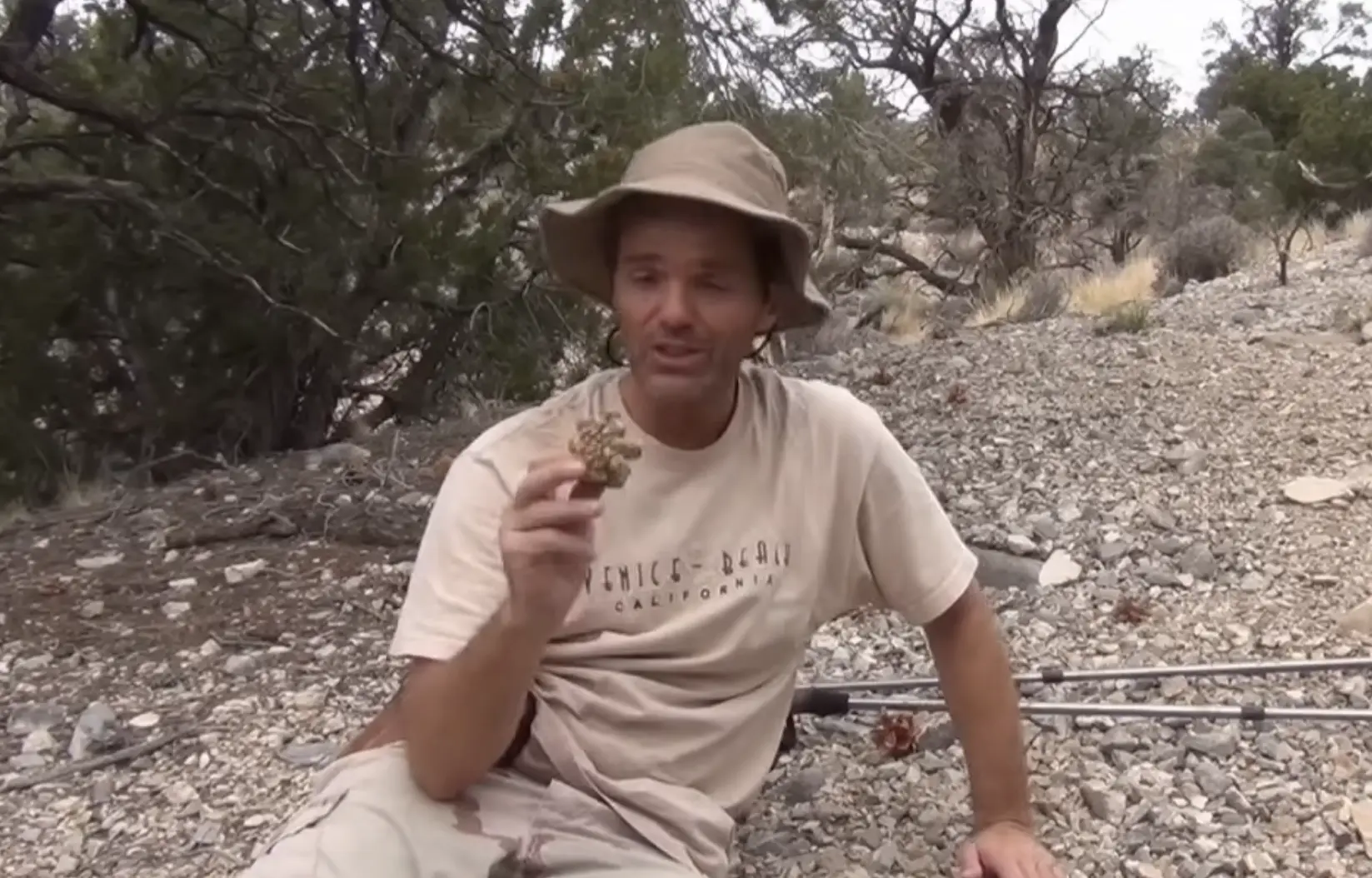 Kenny filmed his second attempt to find the cave and disappeared on the third (YouTube/snakebitmcgee)