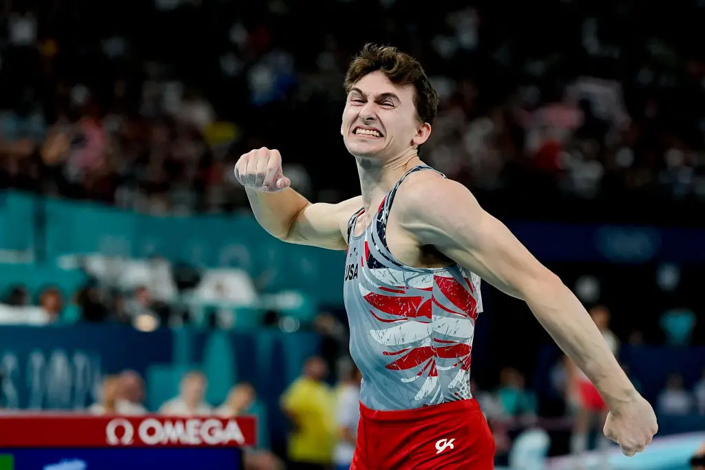 Stephen Nedoroscik is a member of the Team USA gymnastics team. (Daniela Porcelli/Eurasia Sport Images/Getty Images)