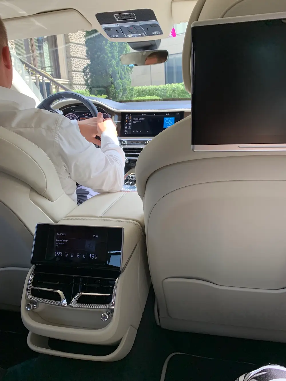 It's not every day you get driven around in a Bentley. 