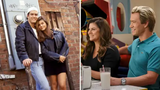 Mark-Paul Gosselaar and Tiffani Thiessen dated while filming the series (Trae Patton/Peacock/NBCU Photo Bank via Getty Images / Bill Nation/Sygma via Getty Images)