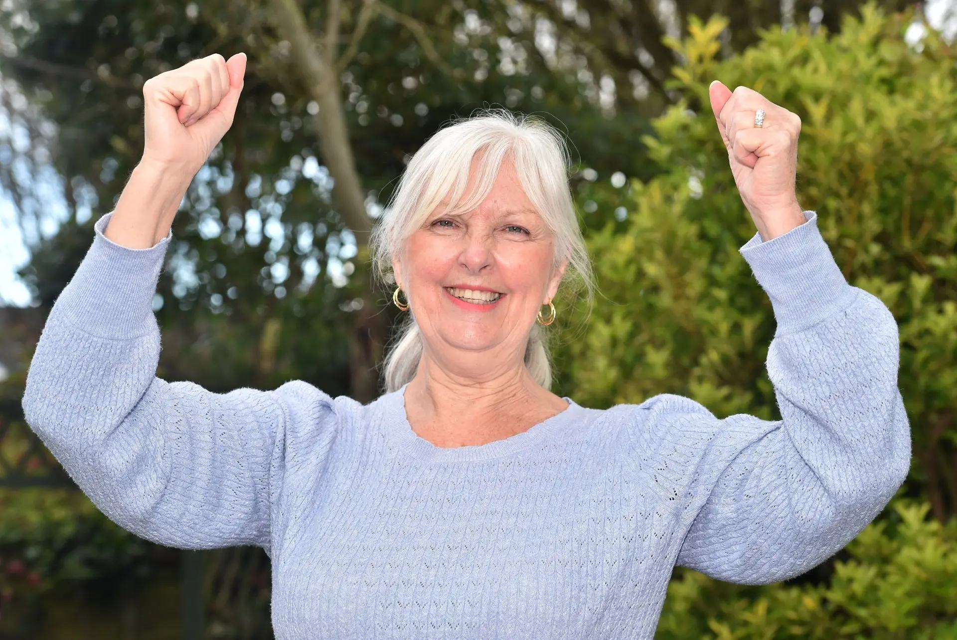 Julie was one of the others on the street to win the lottery, and one of the first things she'll need to spend the winnings on is fixing the boiler. (Steve Allen) 