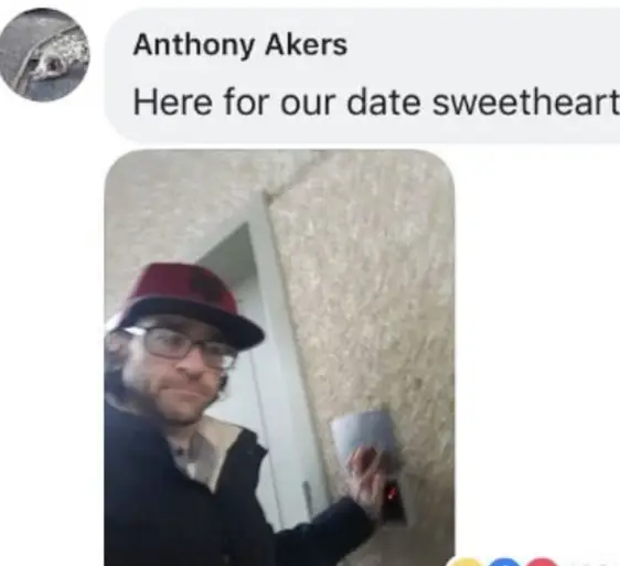 Nearly a week later and he finally made it, after sharing a selfie outside the station (Richland Police Department)