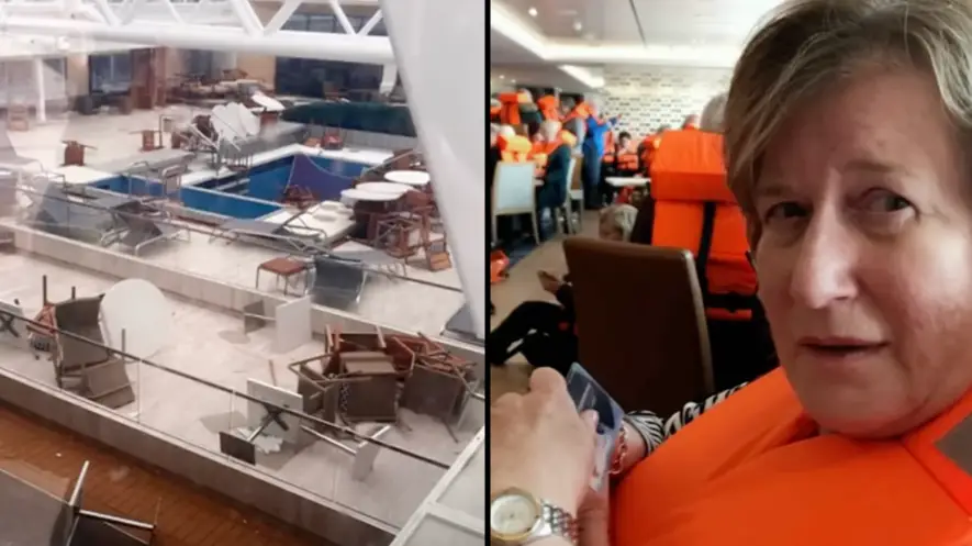 Couple who survived 'nearly Titanic like' cruise ship disaster share text they sent children in panic