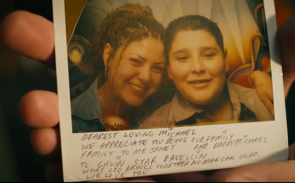 Vincent Amen said he has been sitting on the polaroids for over 20 years (Netflix)