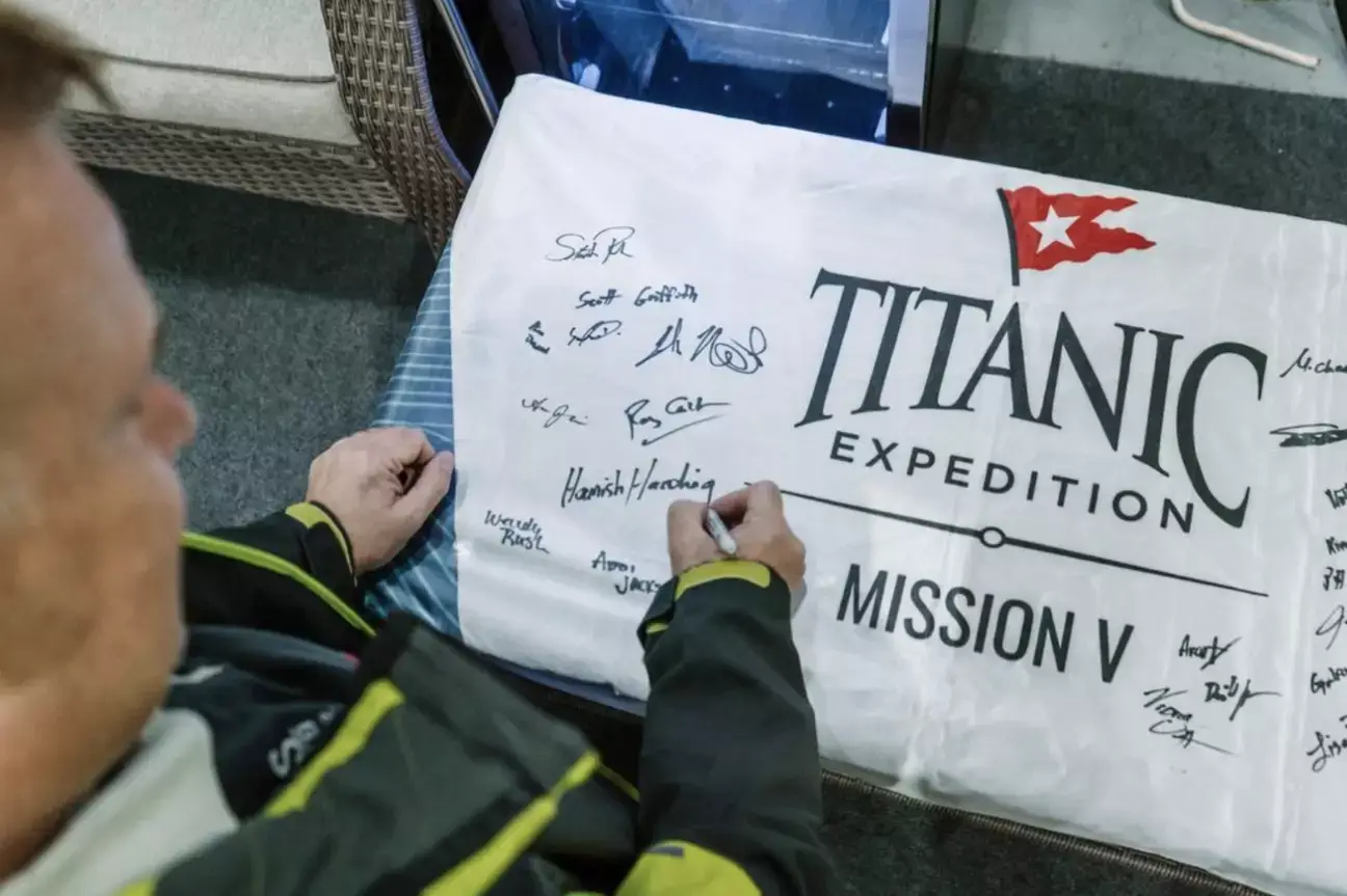 Hamish Harding shared an Instagram post about the trip.