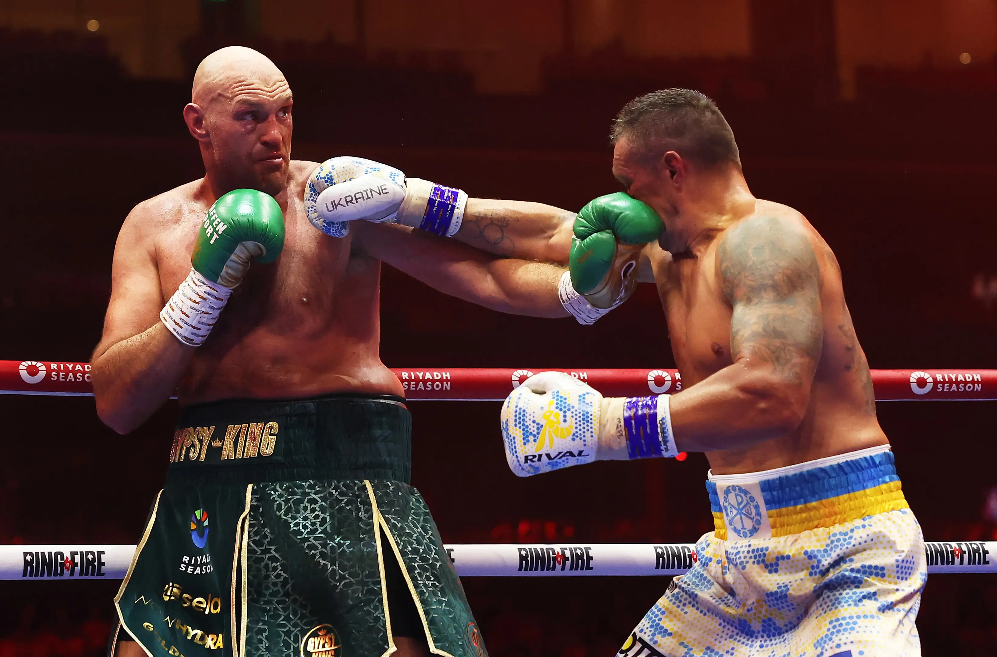 Tyson Fury fights Oleksandr Usyk (Richard Pelham/Getty Images / Alex Pantling/Getty Images)