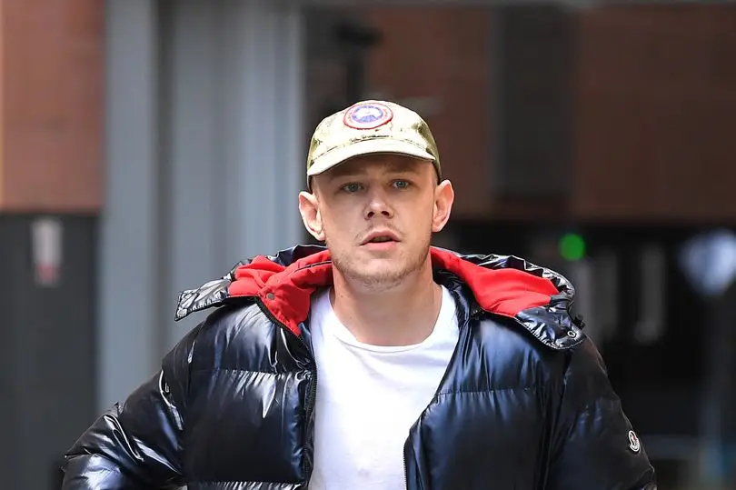 Ashley Crutchley was escorted off his RyanAir flight and fined for his behaviour.