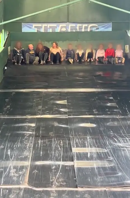 The ride is called the 'Titanic' (TikTok/@lindseykmorris)