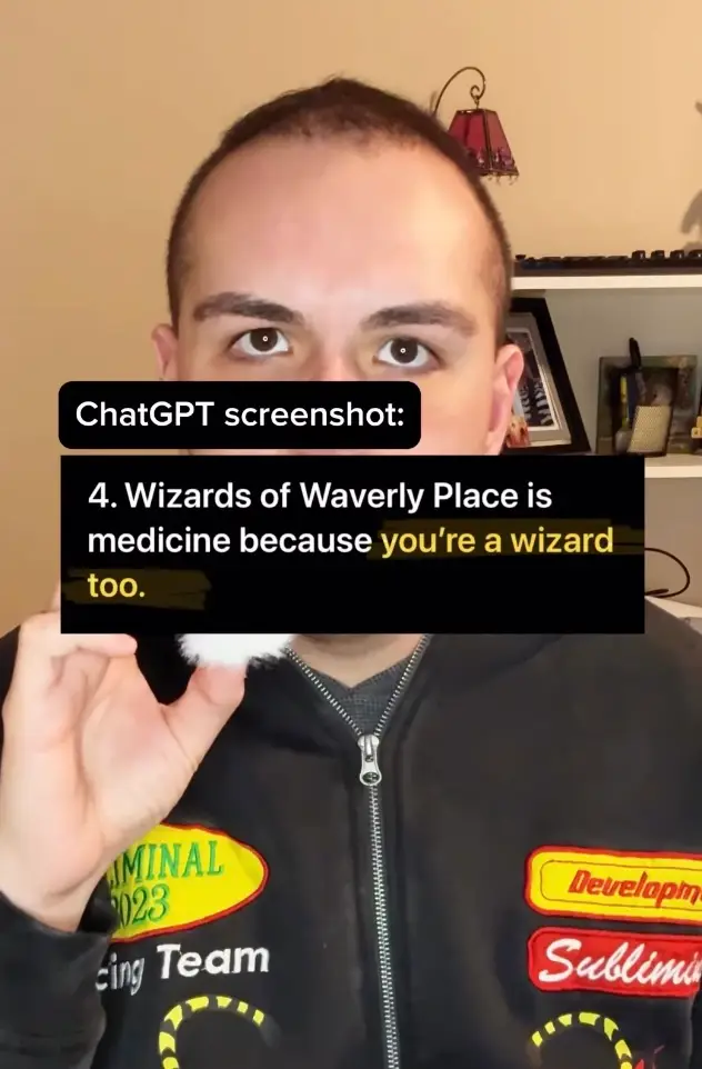 ChatGPT told Anthony he was a wizard (@anthonypsychosissurvivor/Instagram)