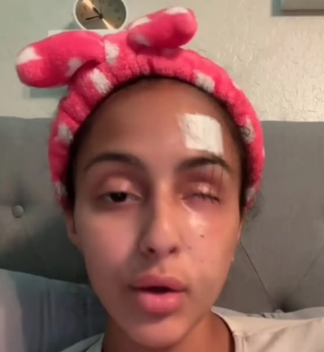 Daniella has been declared as blind in her right eye (TikTok/@daniabreu99)