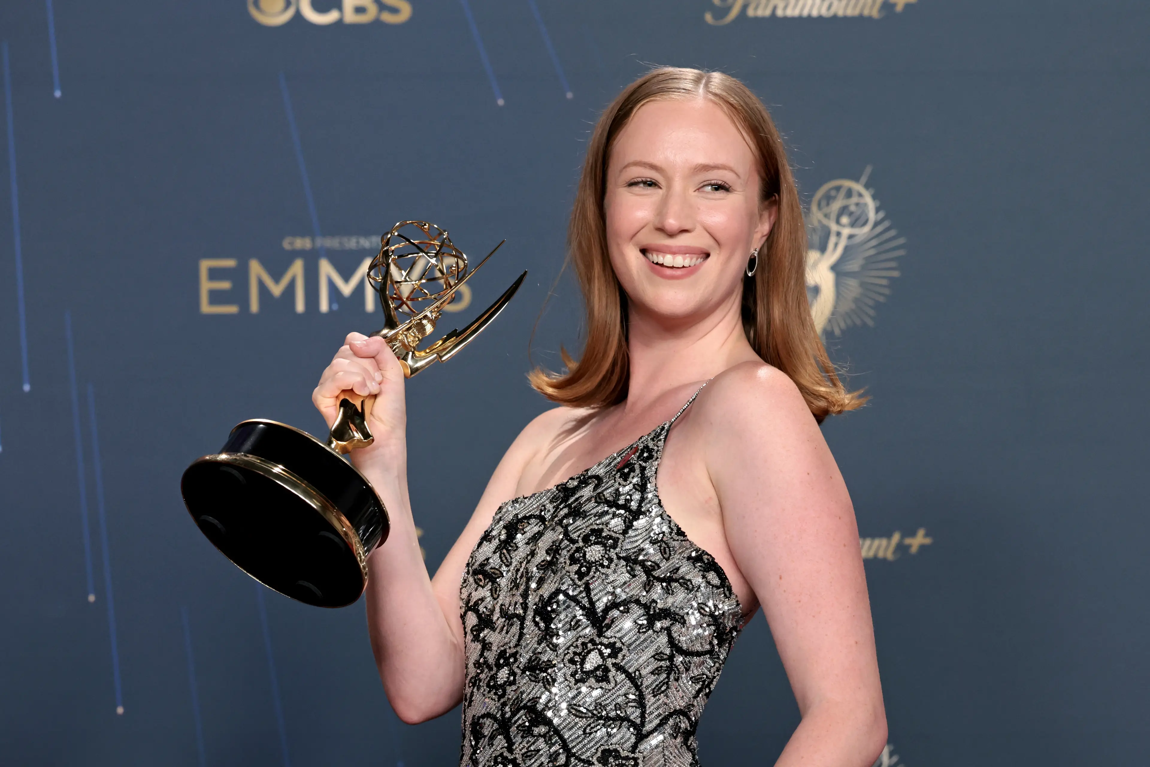Hannah Einbinder, seen at the 2025 Emmys, blasted Sheeran on social media (Kevin Mazur/Getty Images)