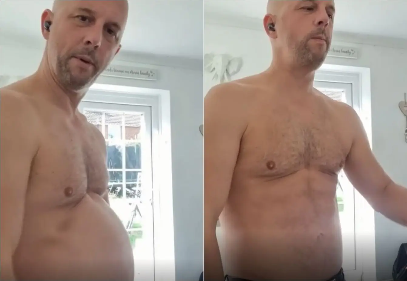 Sam Henderson can make his belly go from ripped to beer belly in a matter of seconds.