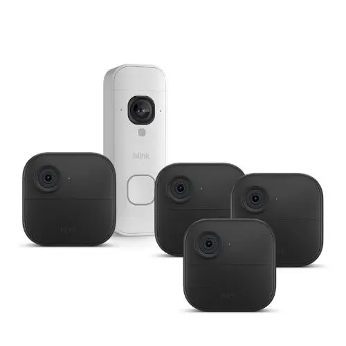 Blink Outdoor 4 Cameras with Video Doorbell