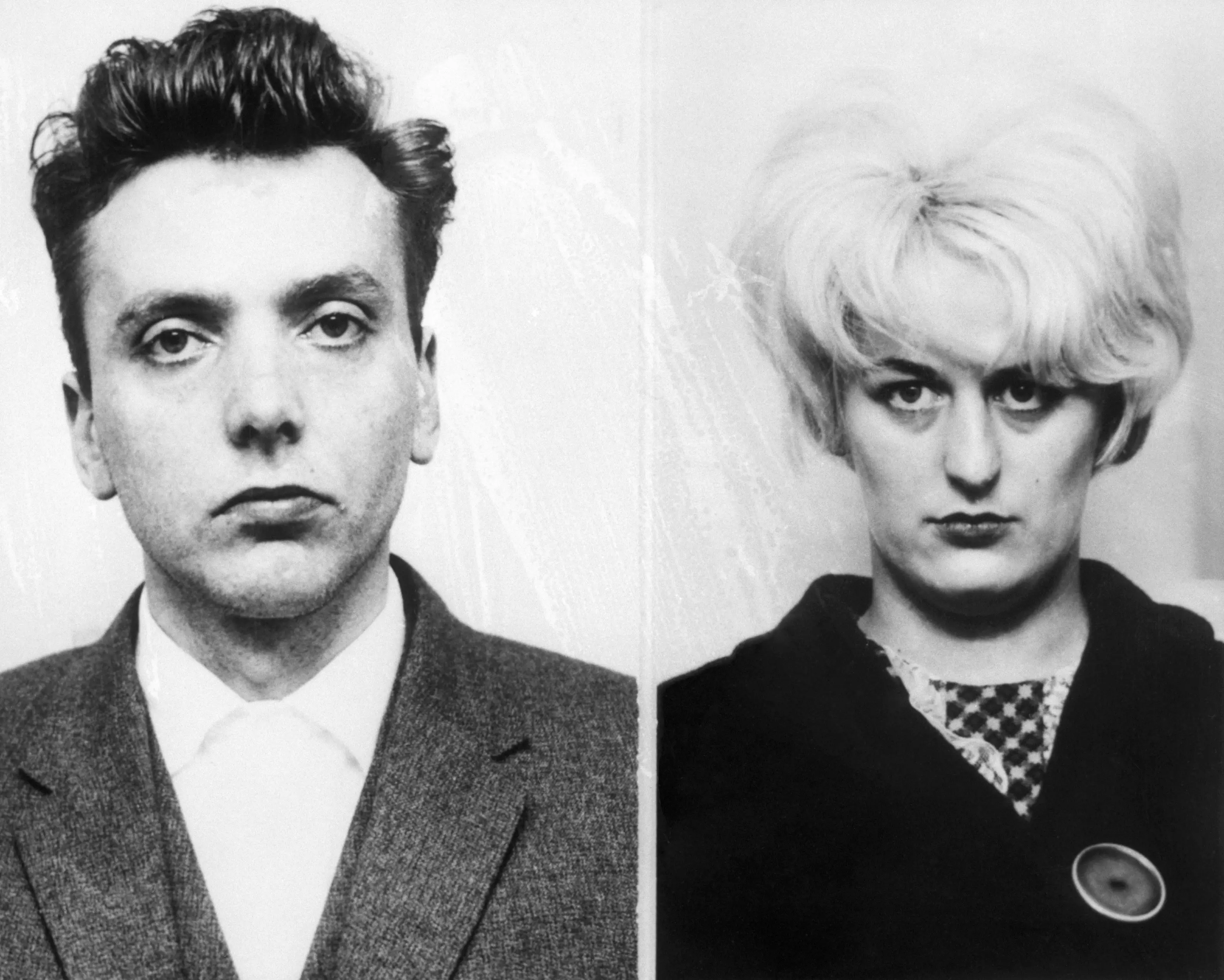 Myra Kindley and Ian Brady.