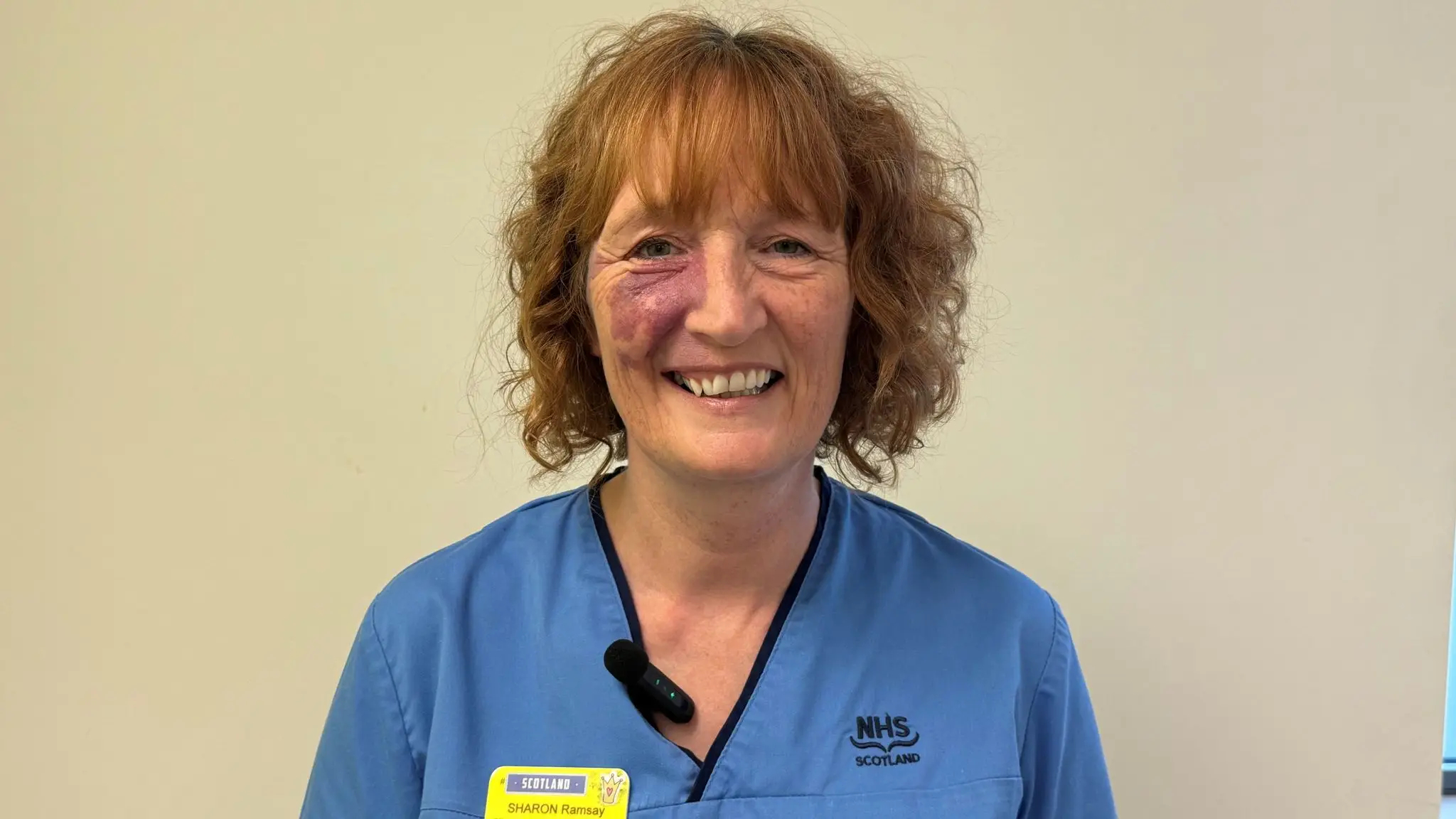 Sharon Ramsey is a burns nurse at a hospital where they have treated eight children for injuries sustained from exploding squishy toys (NHSGGC)