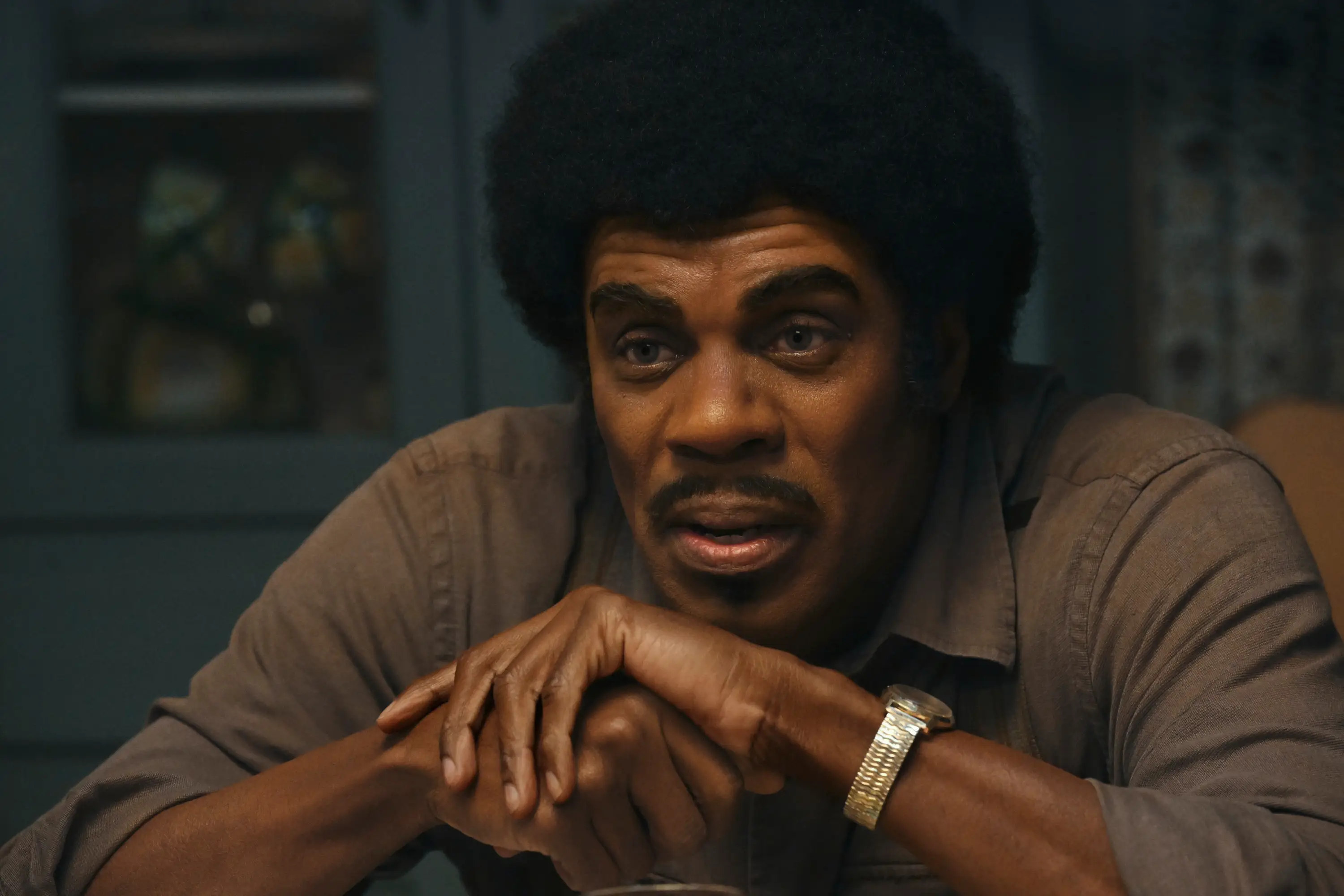 Colman Domingo, who plays Joe Jackson in the film, has stated the film ends in 1988 and that is why his allegations are not addressed (Lionsgate)