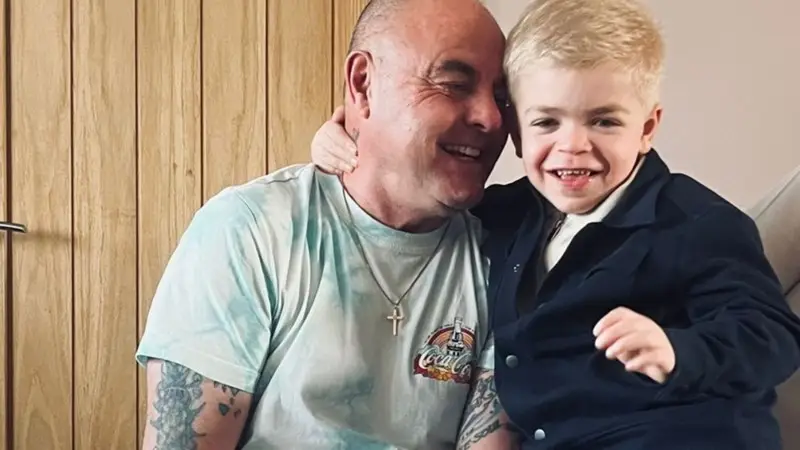 Sophie said Bobby was close to her dad Alan, who unexpectedly passed away earlier this year (JustGiving)